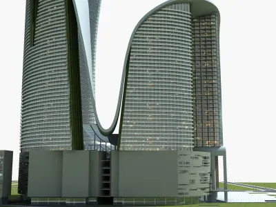 Cityscape 14 3D model