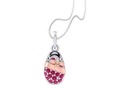 Kids Pendants 3dm STL OBJ FBX Renders Details 3D print model 3