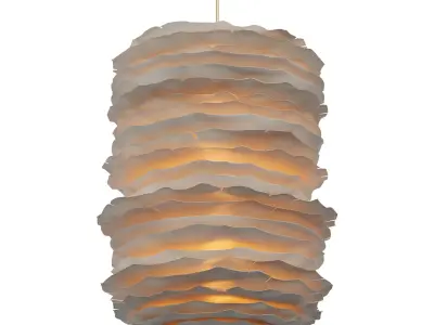 Strata Chandelier 3D model