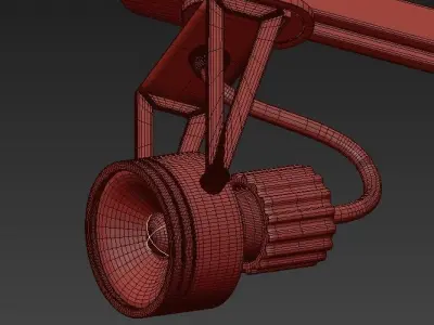 Viabizzuno airplane flying in sky 3D model