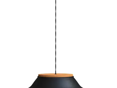 Pendant lamp  Urban light D500 Black 3D model