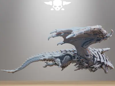 Xenarid Dragon 3D print model