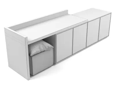 Universal Furniture - Nina Magon Heath Entertainment 3D model