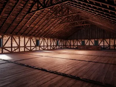 Old Medieval House Building 4K Textures GameReady 194 Low-poly 3D model