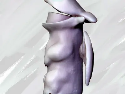 LIGHT FURY POPCORN BUCKET 3D PRINT MODEL 3D print model