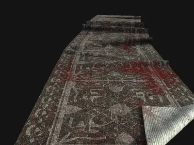Old Carpet 3 3D model