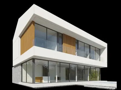 Modern Villa Design 012 3D model