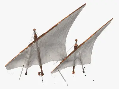  Qatar Dhow Sails Unfolded 