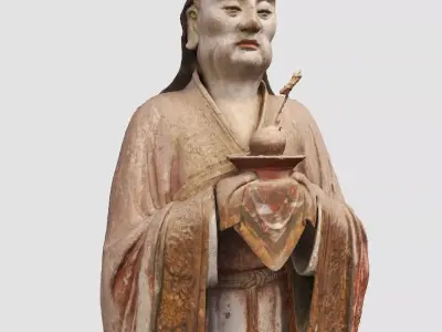 Deity Statue Sculpture20 3D model