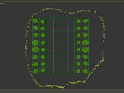 Chess Board Design 3D model