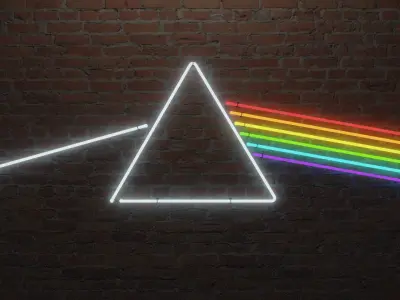 Neon 3D Model 9 - The Prism 3D model