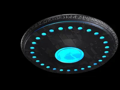 UFO v1 Low-poly 3D model