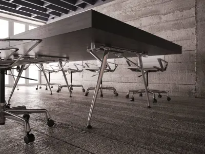 Office - Conference Room Table 08 3D model