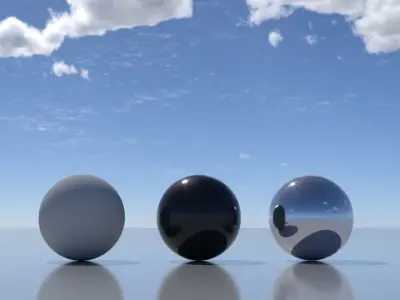 Skydome HDR - Sunny Noon Stratus Clouds Sky - 3 Texture