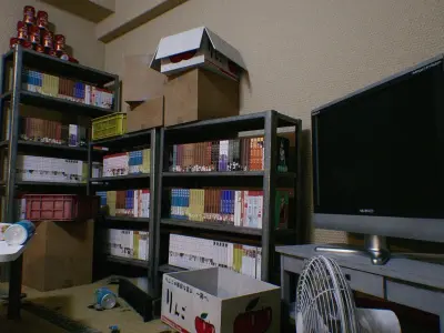 Japanese NEETs Apartment Low-poly 3D model