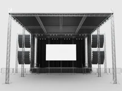 Concert Stage 5 3D model