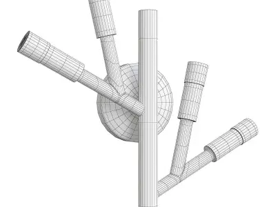 LIVNY SCONCE Low-poly 3D model