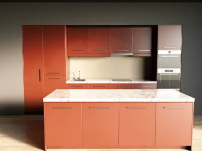 43-Kitchen7 matte 4 3D model
