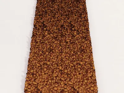 Pebble color road 3D model