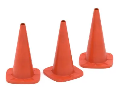 Traffic Cone v4 3D model