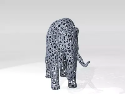 Mammoth Voronoi 3D model