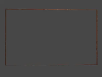 wall 3D square frame 3D model