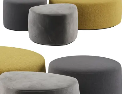 Sumo Pouffe By Bodema 3D model