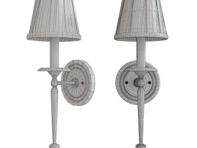 Jefferson Sconce Low-poly 3D model