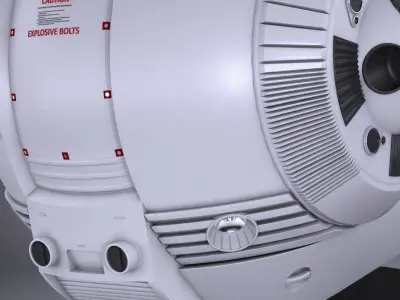 EVA Pod Space Odyssey 2001 3D model