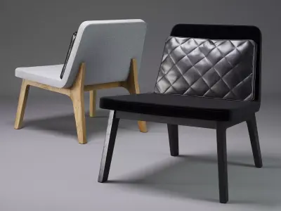 Lean Lounge Chair 3D model