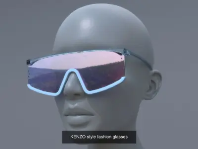 Fashion Sci fi glasses pack x4