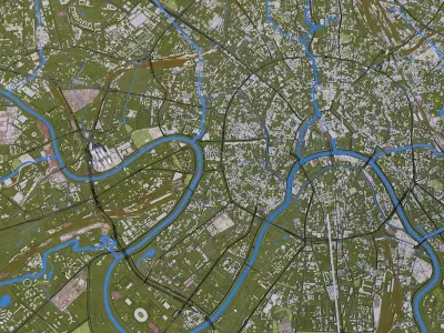 Moscow City 3D model