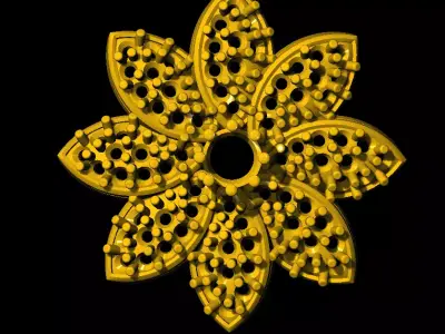 Tops earrings   3D print model