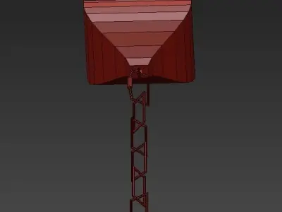 Fontaine Vertical 8 Light Chandelier 3D model purchase