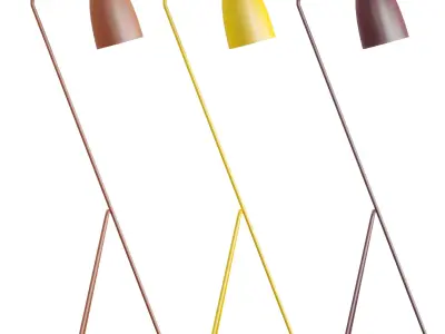 Grashoppa floor lamp by Gubi 3D model