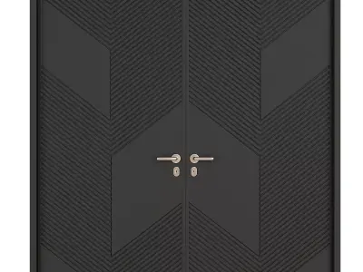 Entrance door set218 3D model