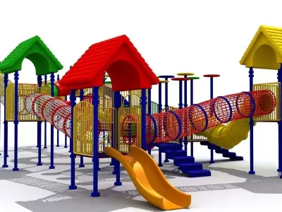 3D Play Ground Furniture 3D model