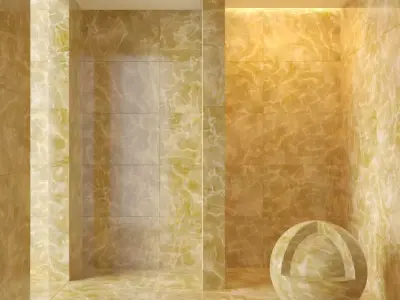 Marble wall 255 3D model
