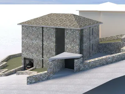 Stone House 3D model