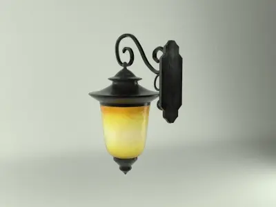 Lamp Wall Lighting Low-poly 3D model