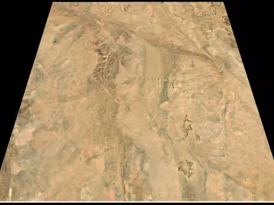 Mecca and the Red Sea coast of Saudi Arabia - tile n23 e42 3D model