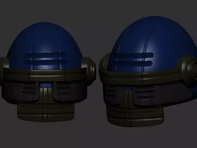helmet high poly sculpt 3d printable 3D model