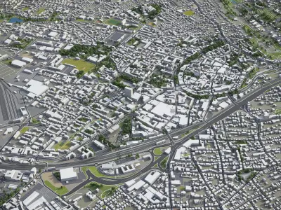 Bielefeld - Detmold - Gutersloh - Herford 3D Model Pack