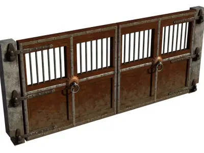 Arena - Dungeon Door Low-poly 3D model