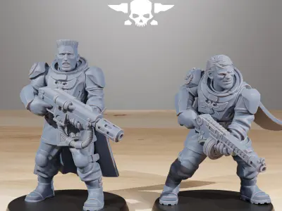 Vaskar Freedom Fighters 3D print model