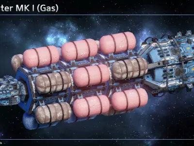 Spaceship Civilian Ships Collection I 3D Model Pack