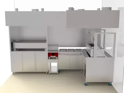 KITCHEN 77 3D model