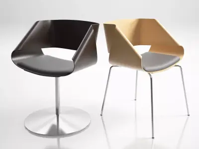 Nastro modern dining chair 3D model