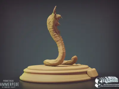 Alien Prometheus Hammerpede 3D Printable Sculpt 3D print model