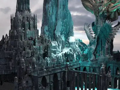 Great Ice City 1 Kit bash 3D model